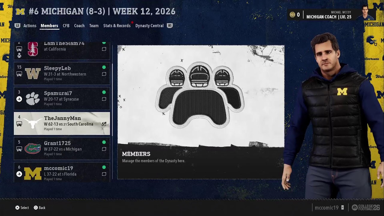 Opening Week Dynasty Season  2