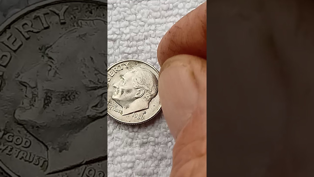 376. ONE DIME coin - 1986 - P - LIBERTY - With errors - United States of America