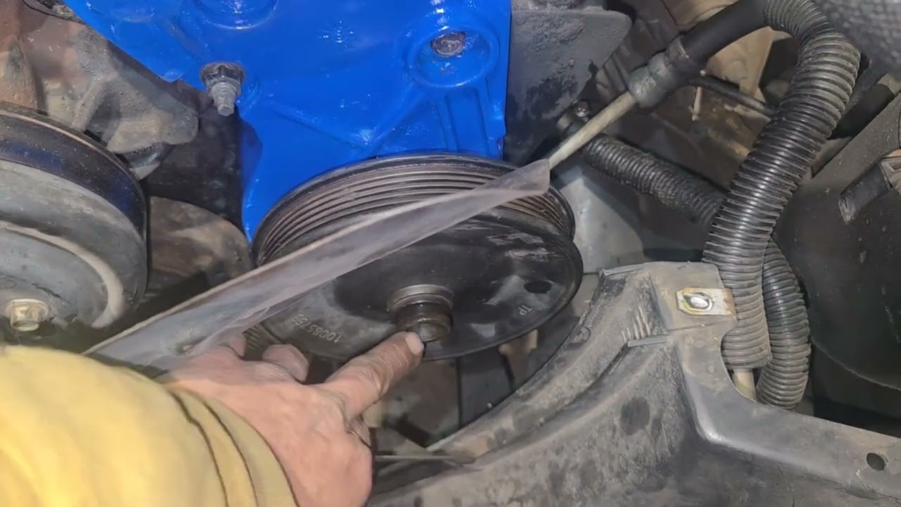 1996 Chevy 1500 P/S pulley repair & install. Customer video not a how to 