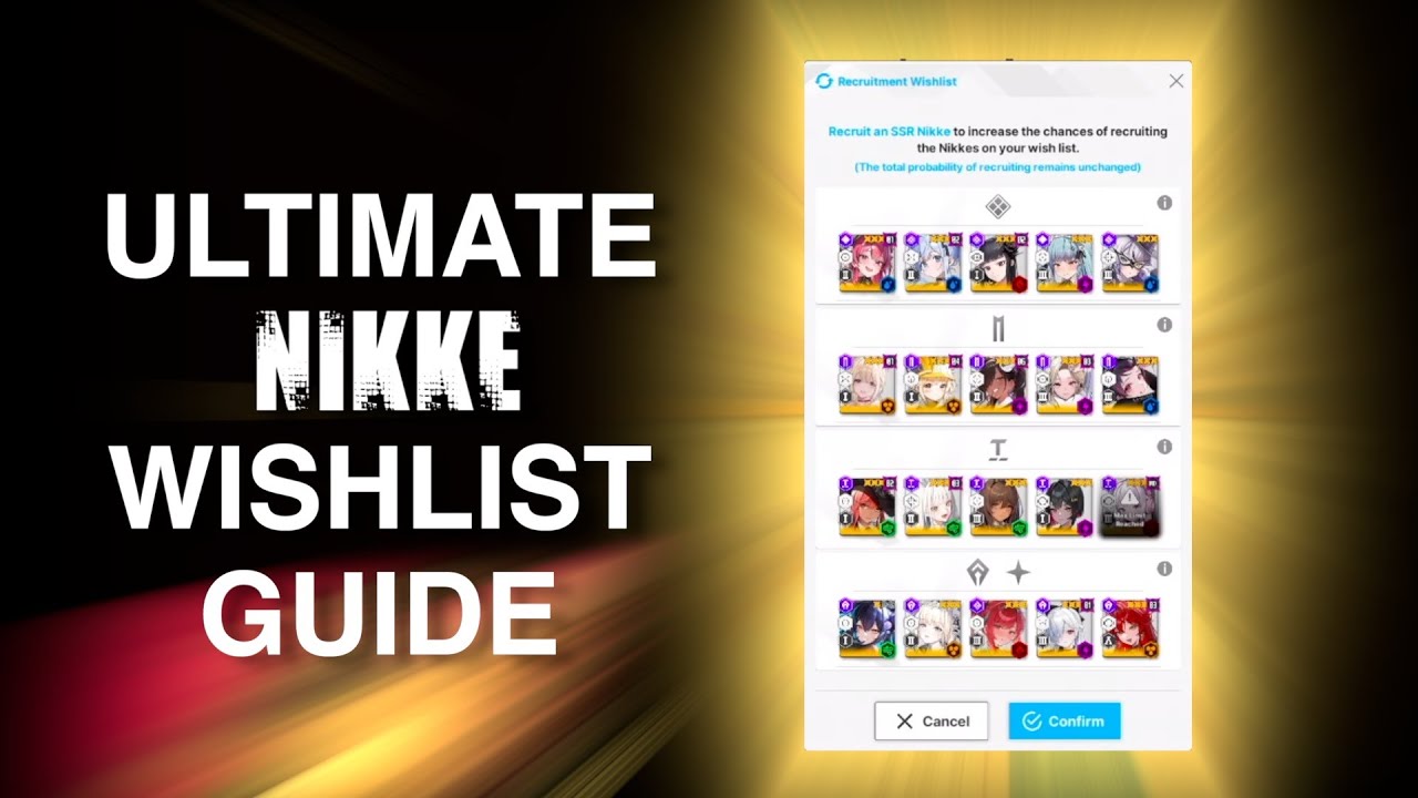 Nikke Ultimate Guide to Wishlist