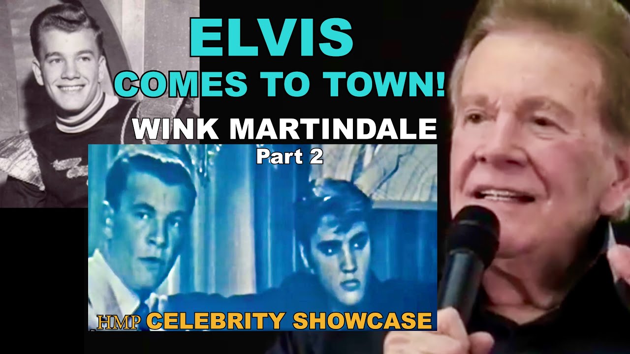 ELVIS PRESLEY! Rare Footage! Wink Martindale and The King!  HMP CELEBRITY SHOWCASE Wink! Part 2 of 4