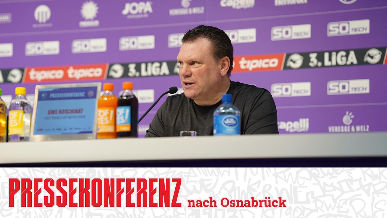 Pressekonferenz nach VfL Osnabrück | 25. Spieltag | #immeRWEiter #nurderrwe