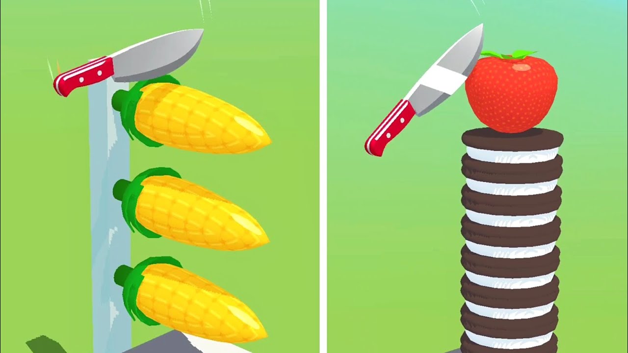 Slice It All Gameplay! Satisfying and Relaxing ASMR Slicing Video