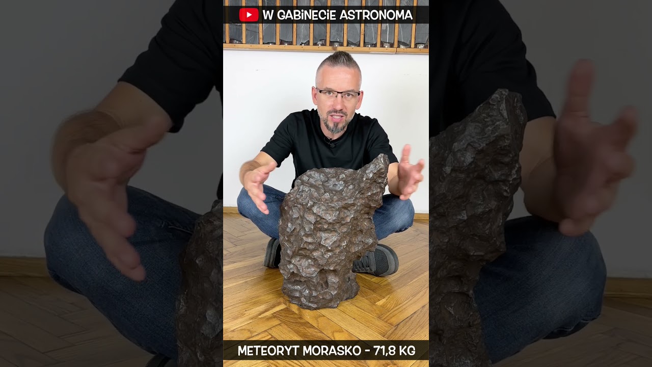 Pierwszy okaz meteorytu Morasko - Okaz Coblinera - 71,8 kg  #meteoryt #meteoryty