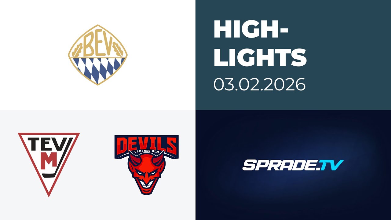 03.02.2026 - Highlights - TEV Miesbach vs. Devils Ulm/Neu-Ulm