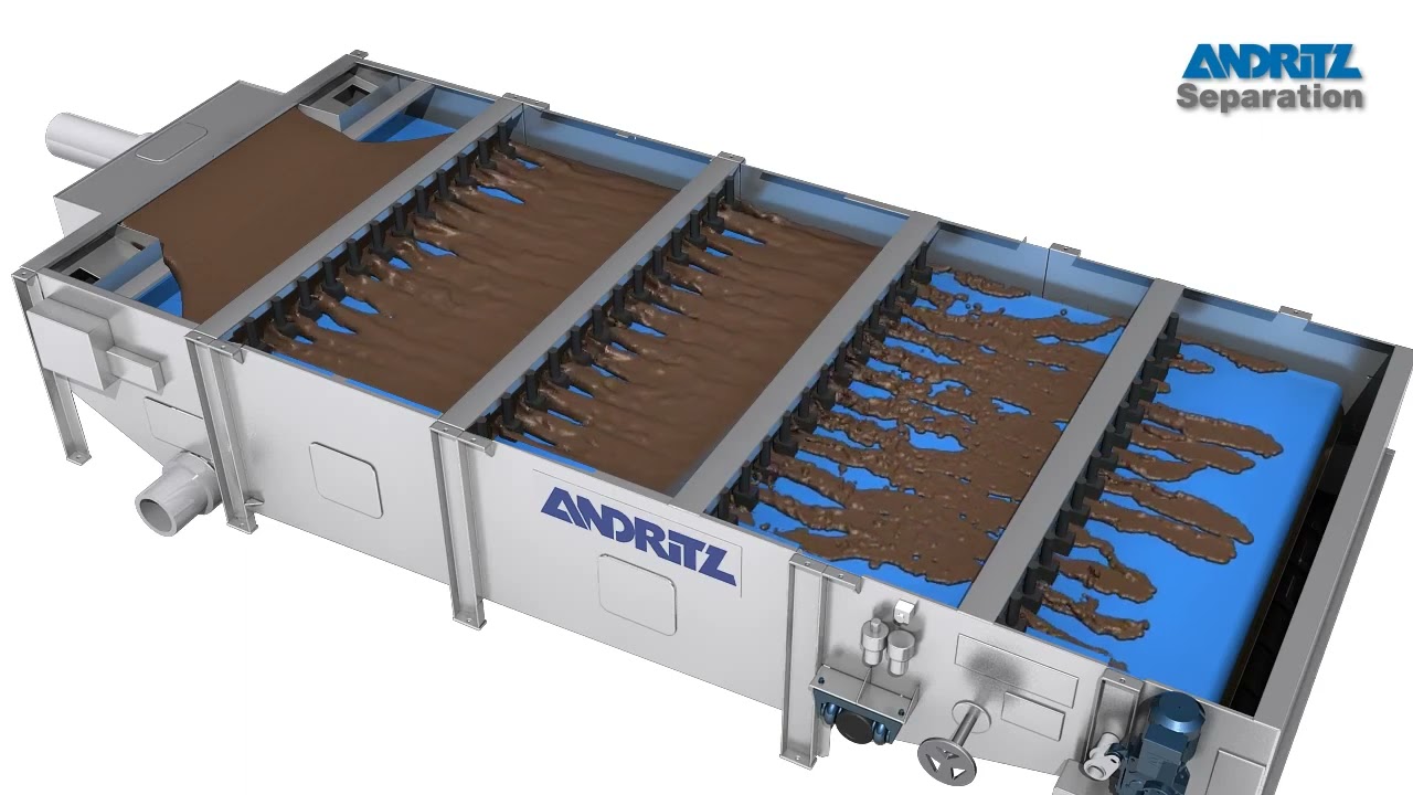 ANDRITZ SEPARATION - PowerDrain gravity belt thickener #moderniostechnologijos #modernios #andritz
