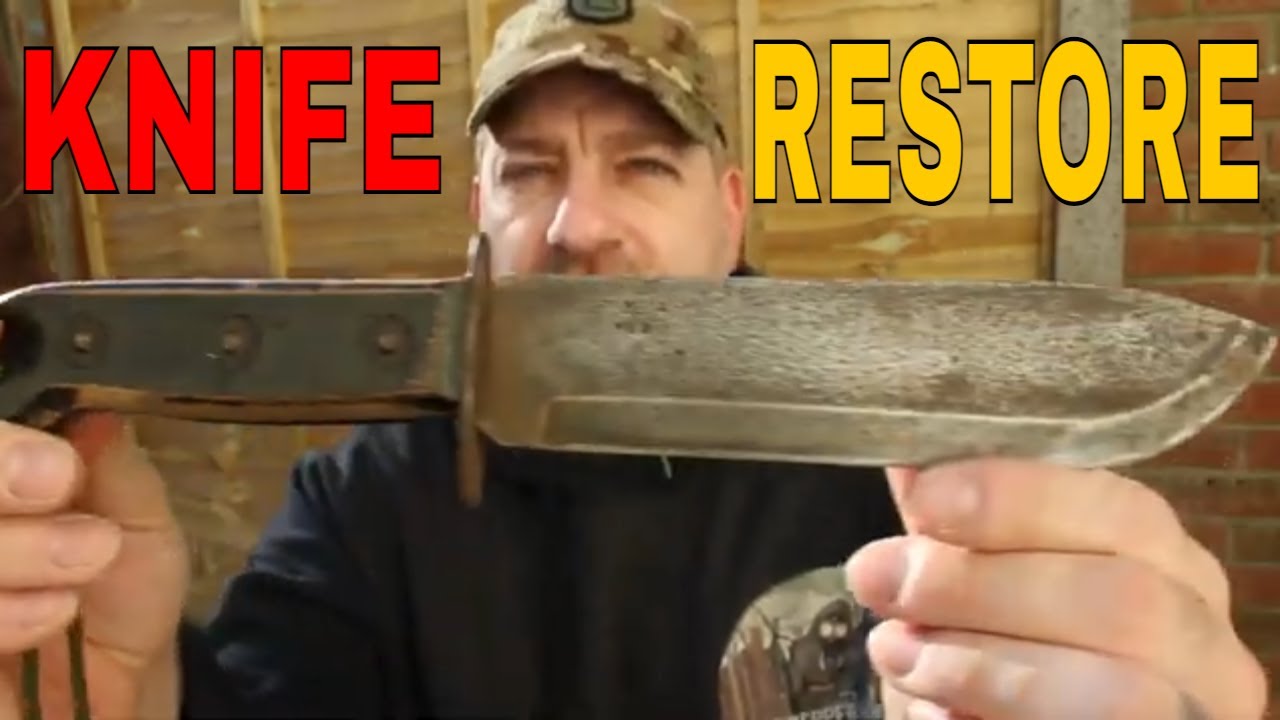 MOD Survival Knife Restore | Rust Off A MOD Knife