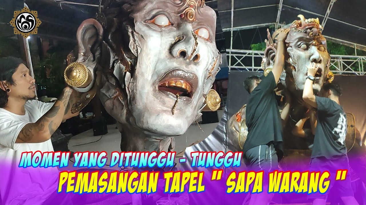 Pemasangan Tapel Ogoh-ogoh Sapa Warang Br Gemeh #mos_bali 