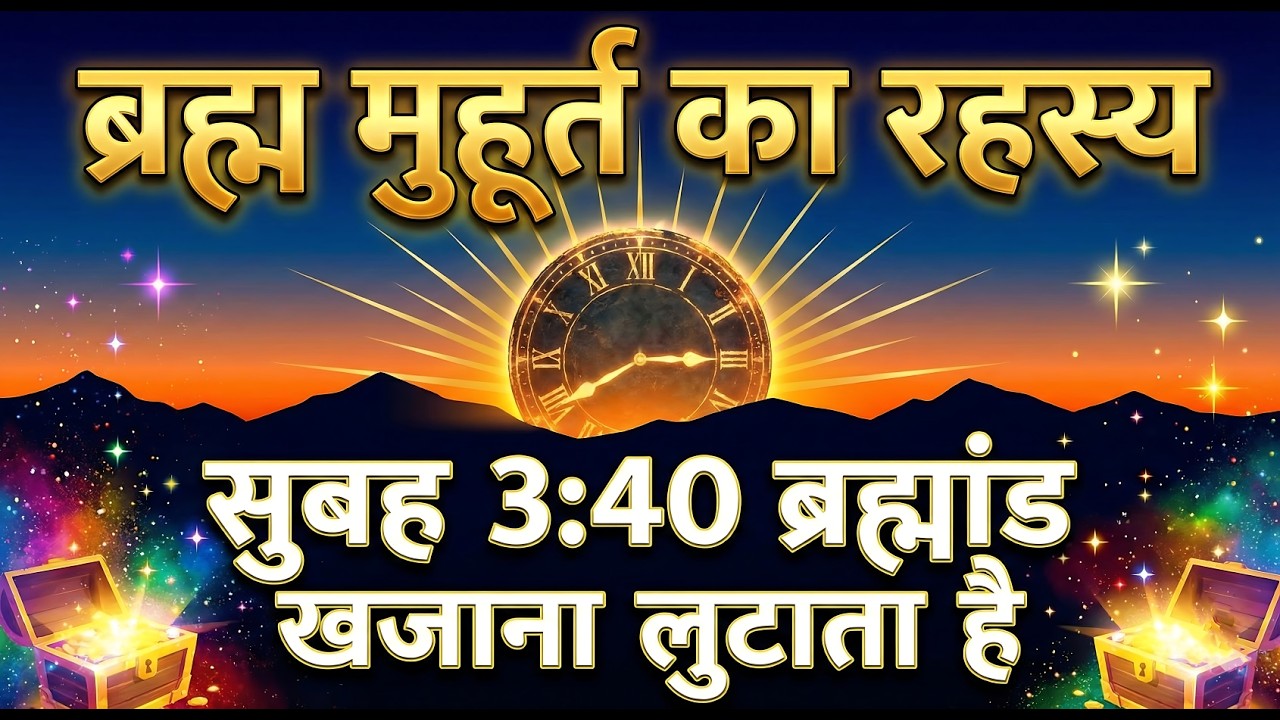 ब्रह्म मुहूर्त का विज्ञान | Morning Meditation | Morning Affirmation | Good Morning Good Day