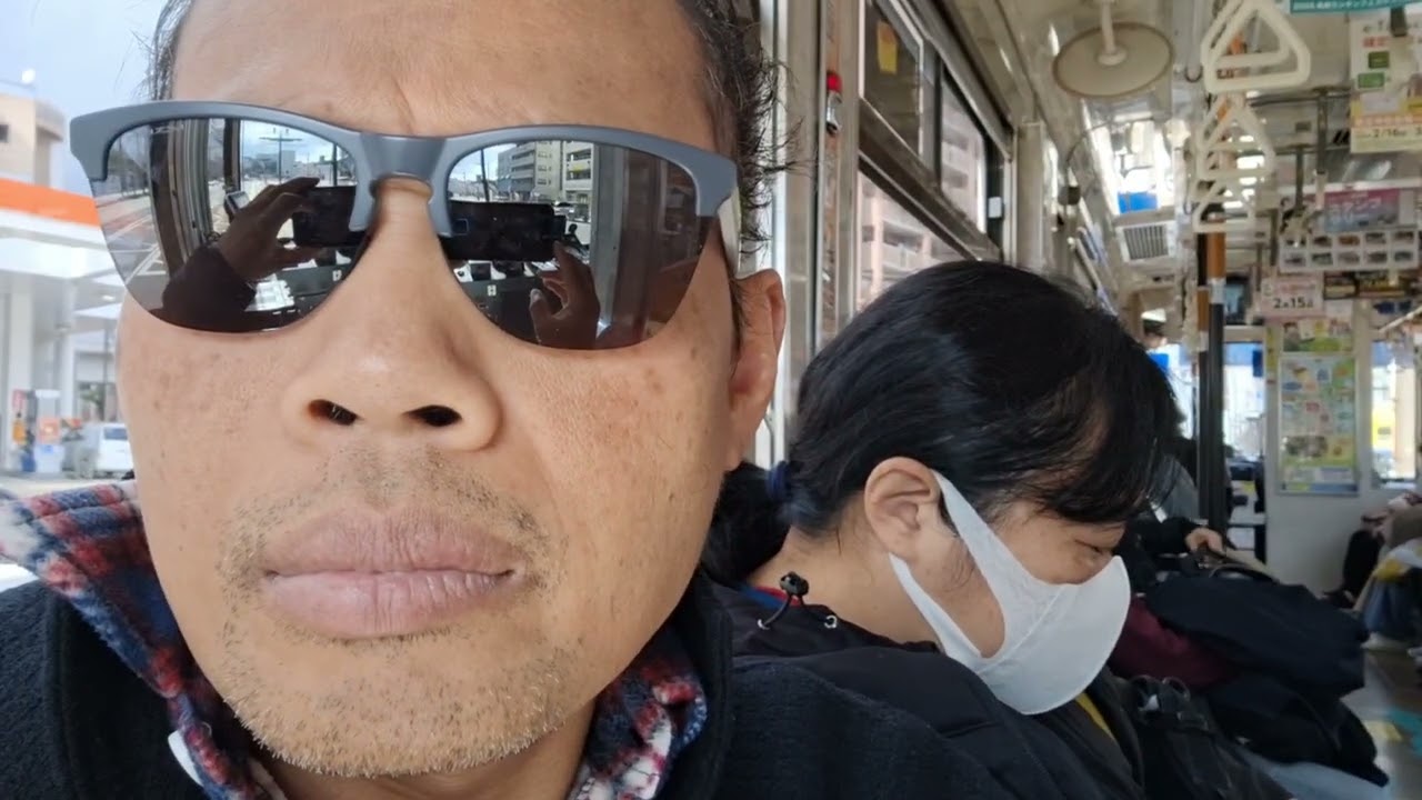 長崎町の風景NAGASAKI CITY SCENERY FROM  THE CITY  TRAIN 2/15/2026