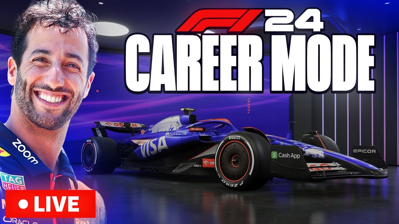 🔴 F1 24 NEW Handling Update! Driver Career Mode!