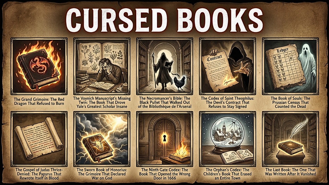 10 Cursed Books That Were Suppressed Then Vanished