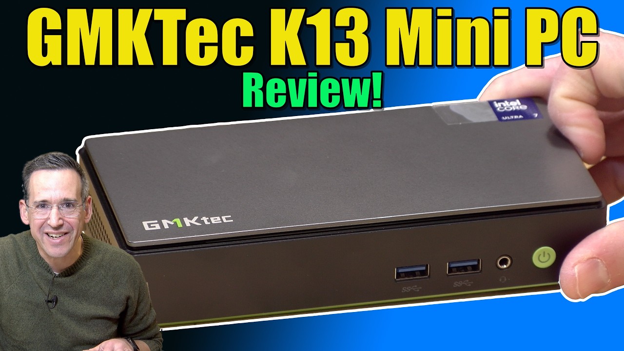 GMKTec K13 Mini PC Review : 5 Gig Ethernet & Intel Meteor Lake Chipset