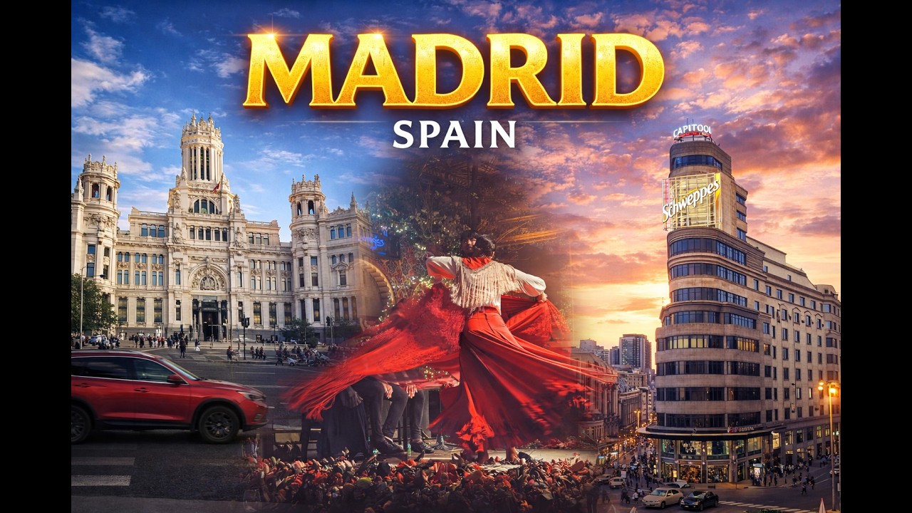 Madrid City Walk | Puerta de Alcalá to Callao with Real Street Sounds