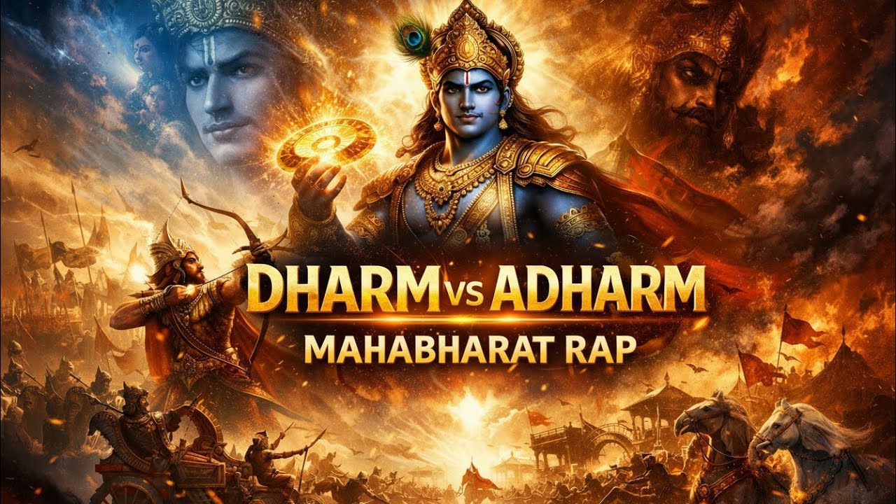 Mahabharat Rap in Hindi | Krishna Gita |Dharm vs Adharm