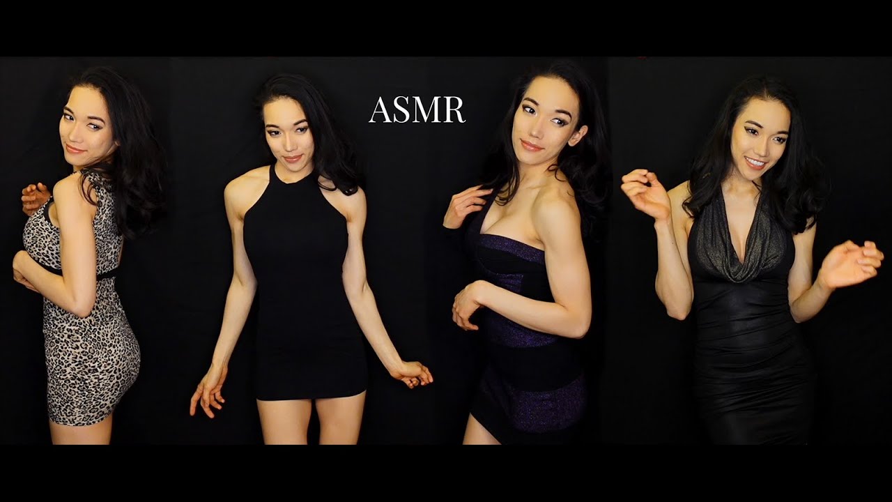 ASMR Party Dress Try on Haul (Whispering Stories that go with the Dresses)