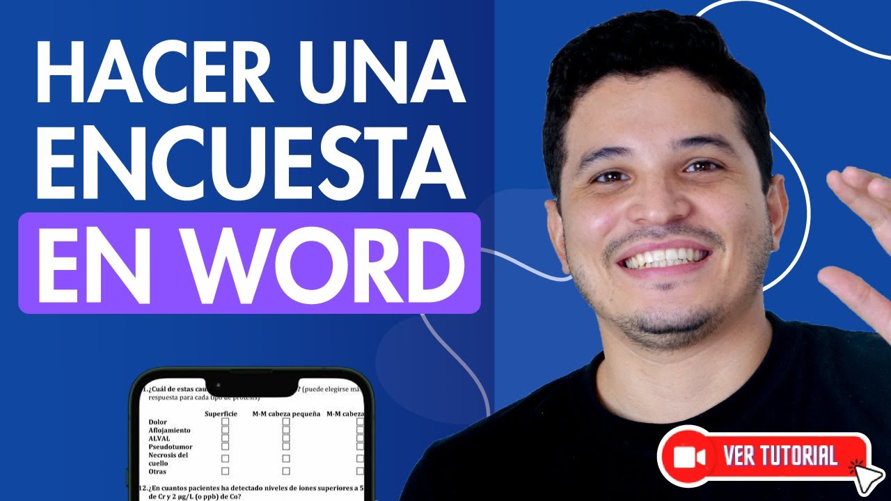 Cómo CREAR una ENCUESTA en WORD Usando Plantillas o Desde un Archivo - 📋 Guía Completa 📋