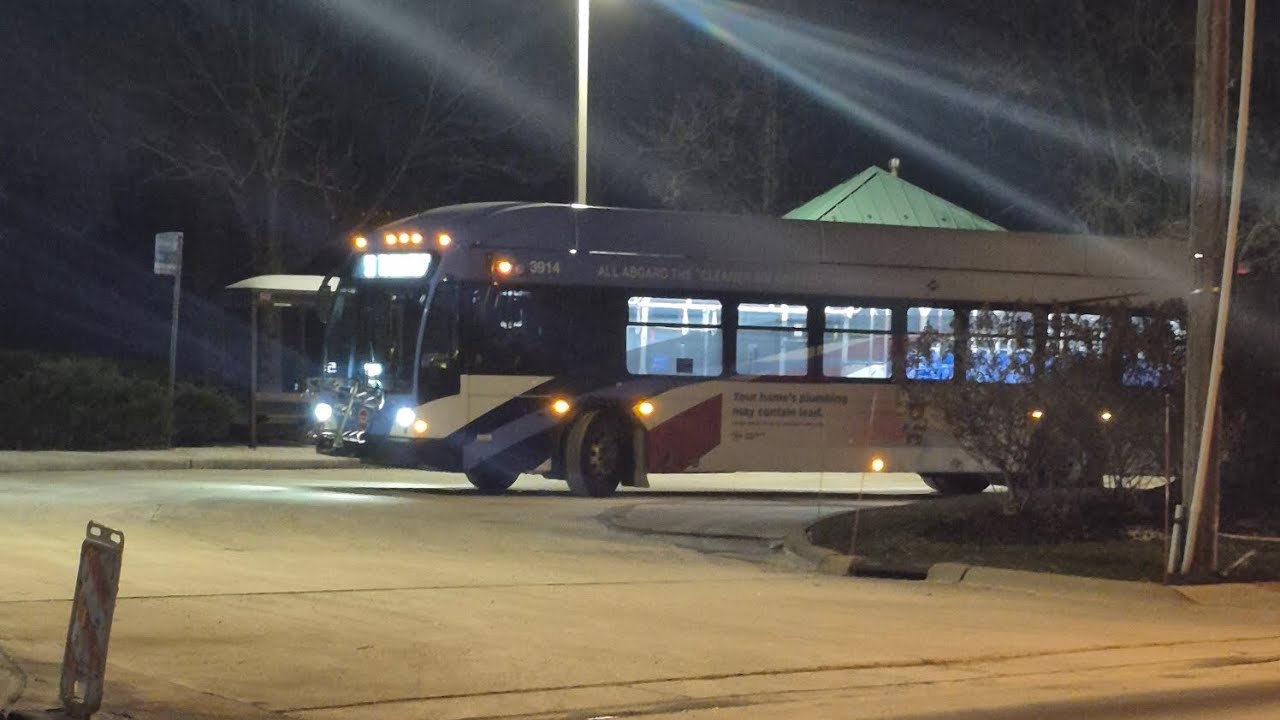RTA Night Ride Route 90 Broadway-Libby to Downtown #3914 2022 Gillig BRT+CNG 40'