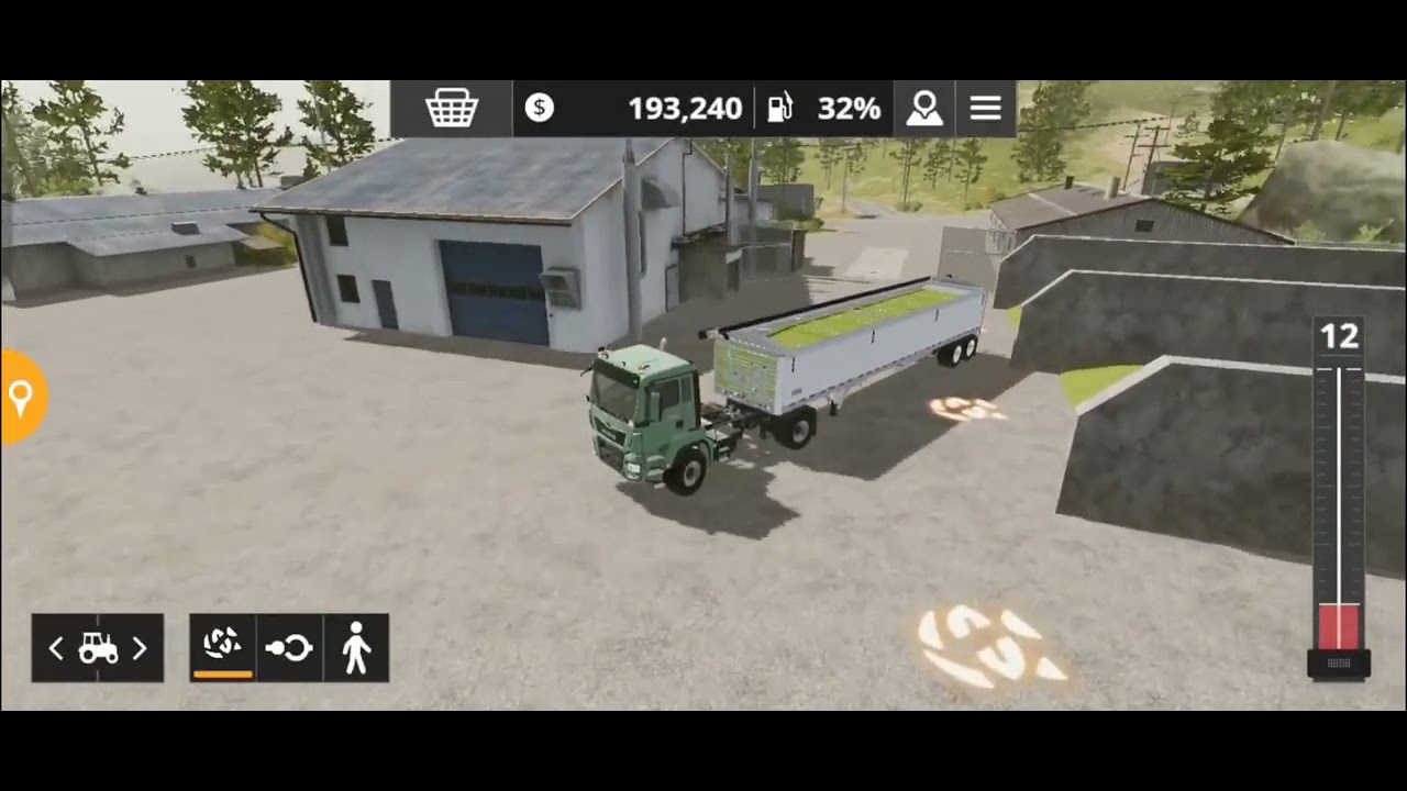 Farming simulator 20 🚜 corn 🌽 harvesting by forage harvester and making a  biogas plant ☘️