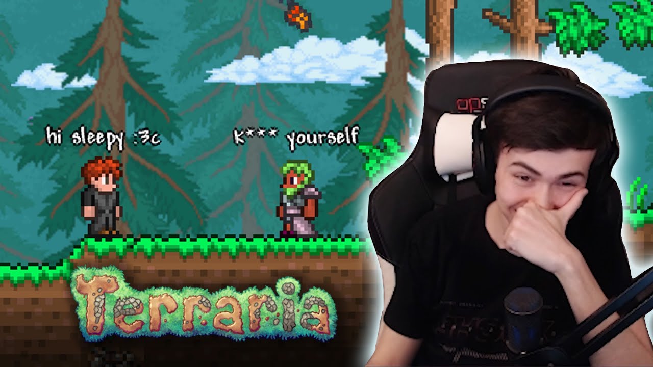 My friends threaten to kill me (in Terraria)