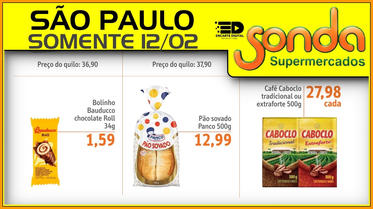 QUINTA DA ECONOMIA SONDA SOMENTE PARA 12/02/2026 - Ofertas Imperdíveis de Hoje!