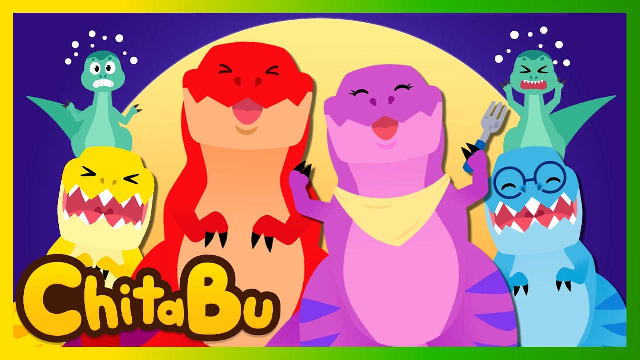 Família T-Rex em Ação! 🦖 Aventuras e Mistérios | Cantigas & Músicas Infantis | #ChitaBu
