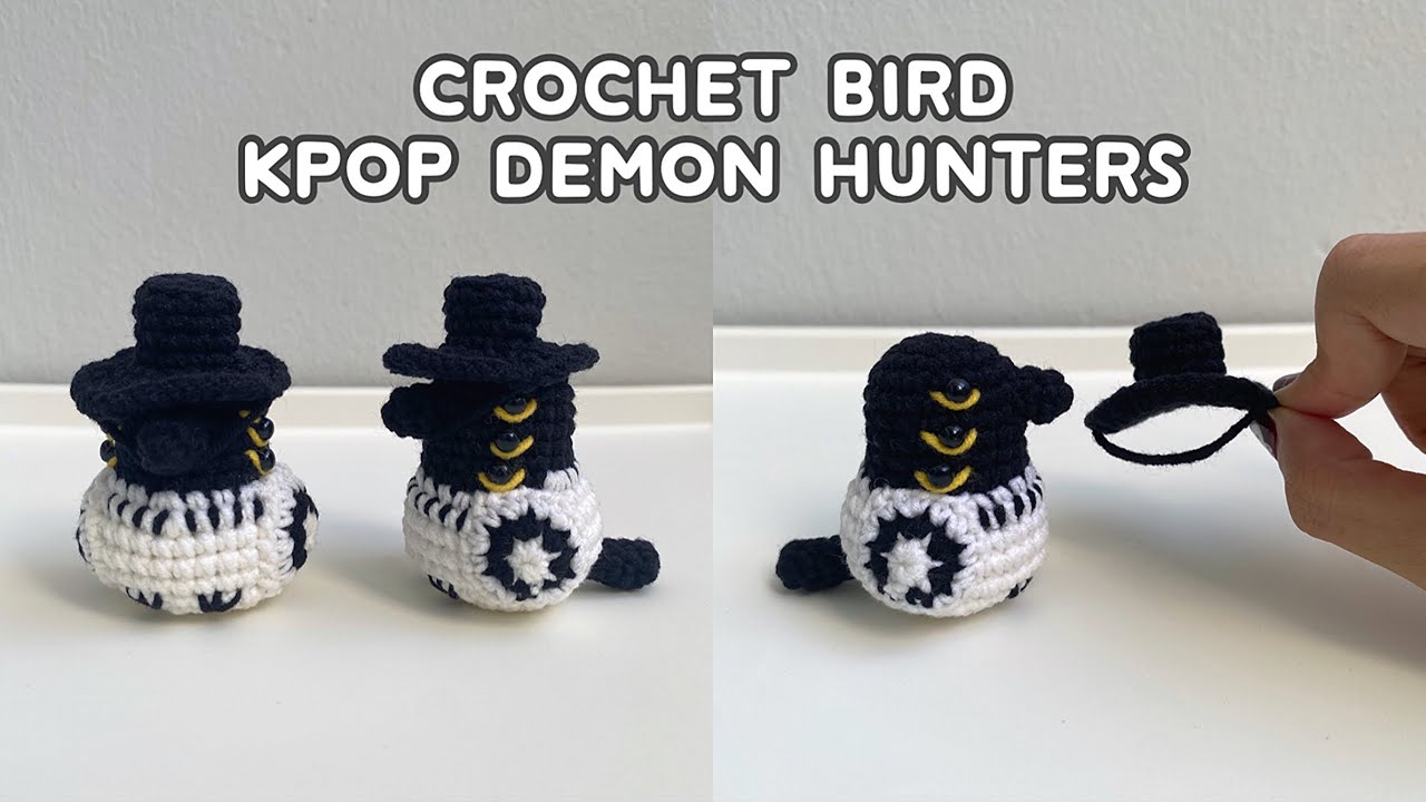 Crochet Magpie Tutorial | Kpop Demon Hunters Bird