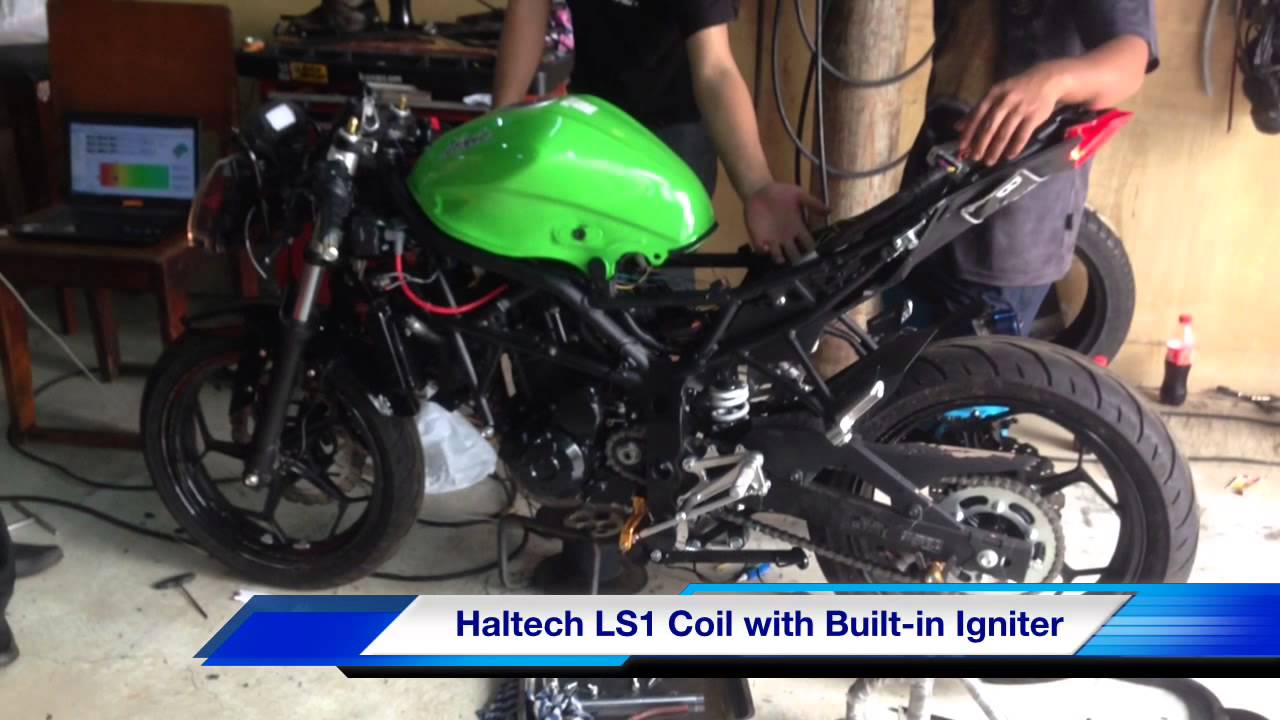 First run Haltech PS500 - Kawasaki Ninja Mono 250cc