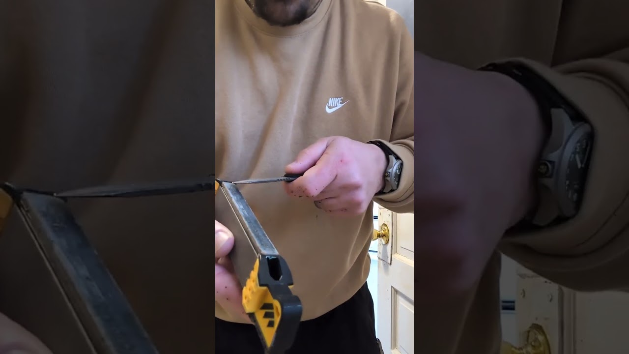 Sharpening a fixed blade knife after a regrind
