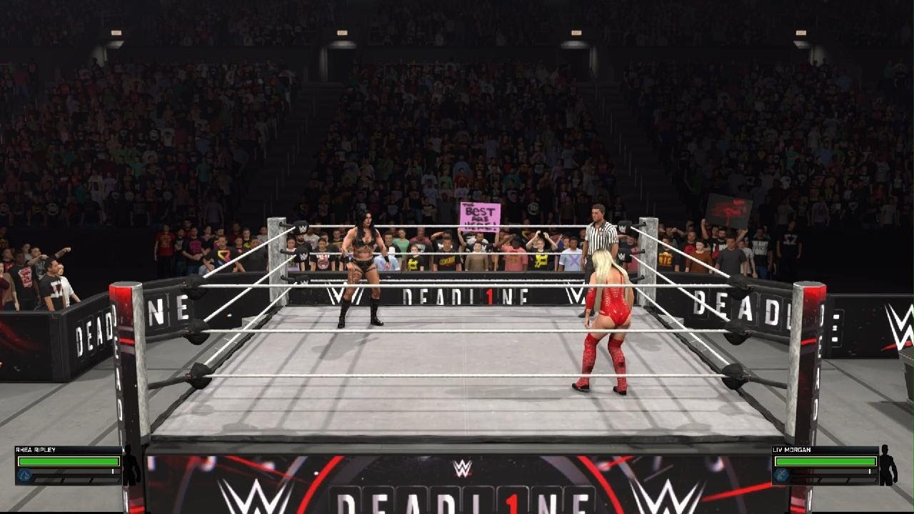 WWE 2K26 Rhea ripley vs Liv morgan i quit match
