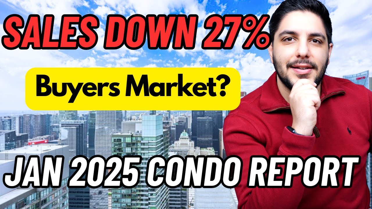 Toronto Condo Sales DROP 27% - Toronto Condo Report Jan 2025!