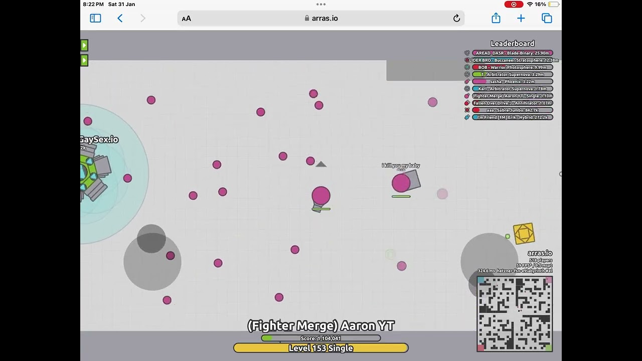 Aarras.io part 2 (Shoutout to Aread Dasr)