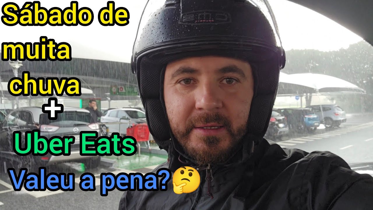 Sábado produtivo, 2 contentores + UberEats 