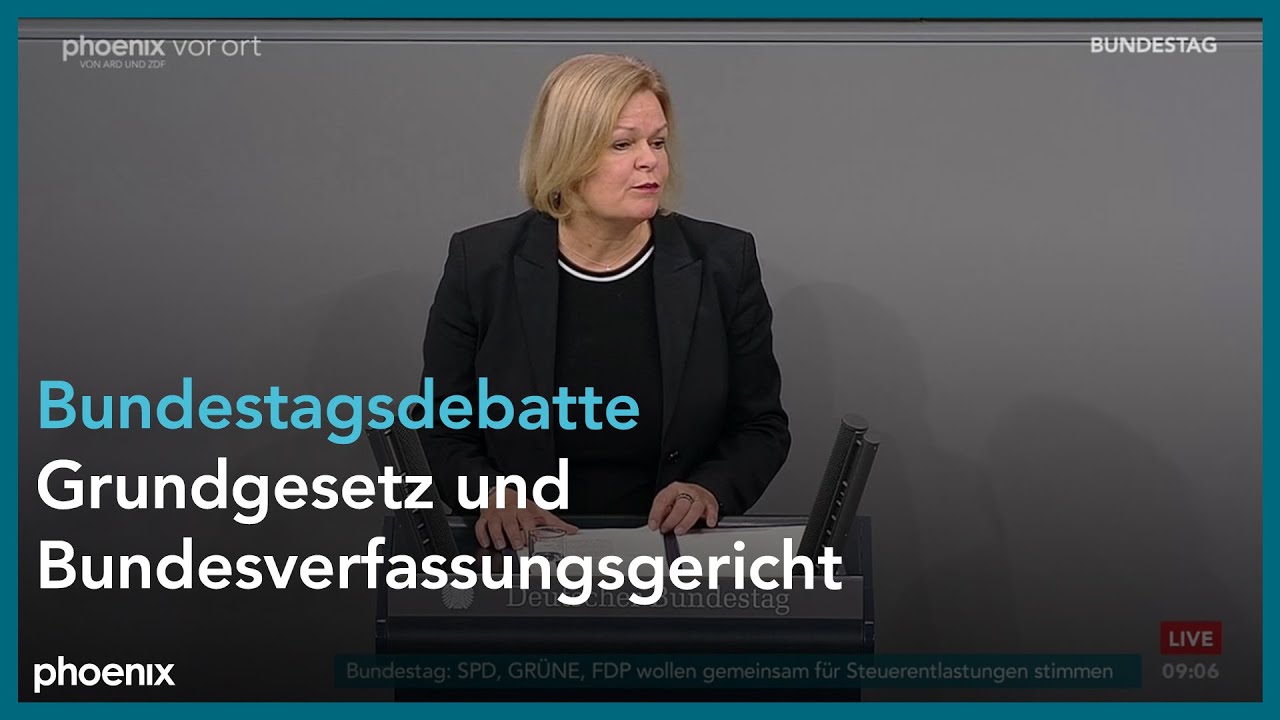 Bundestagsdebatte zur Änderung des Grundgesetzes und des Bundesverfassungsgerichts am 19.12.24
