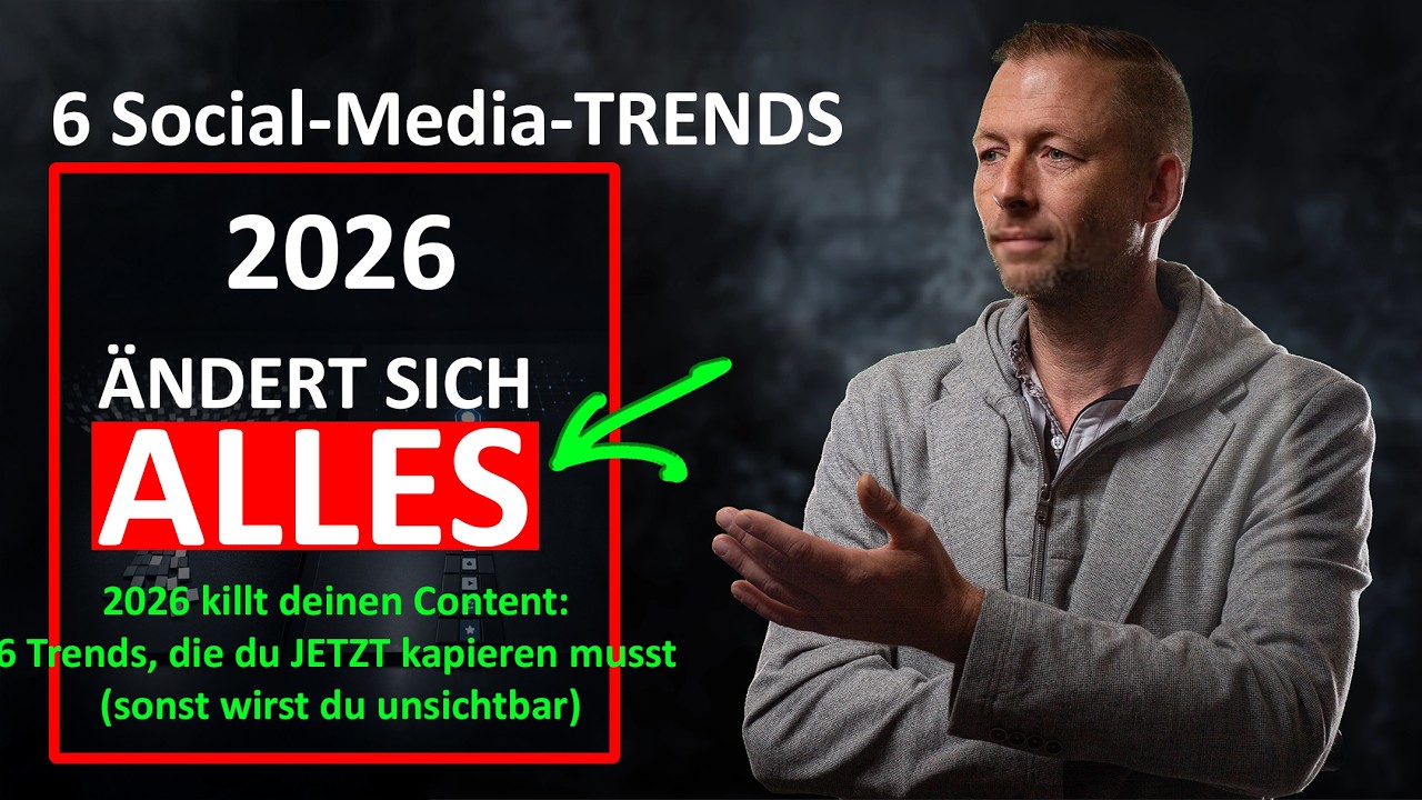 Top 6 Social Media Trends die Du für 2026 wissen musst