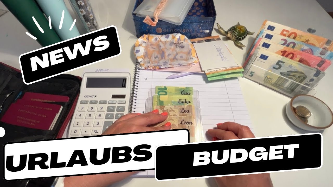 Ich plane mein Budget für den Urlaub fertig, ich hoffe ich komme mit etwas Geld zurück…🤿🏖️✈️😎⚓️🐚