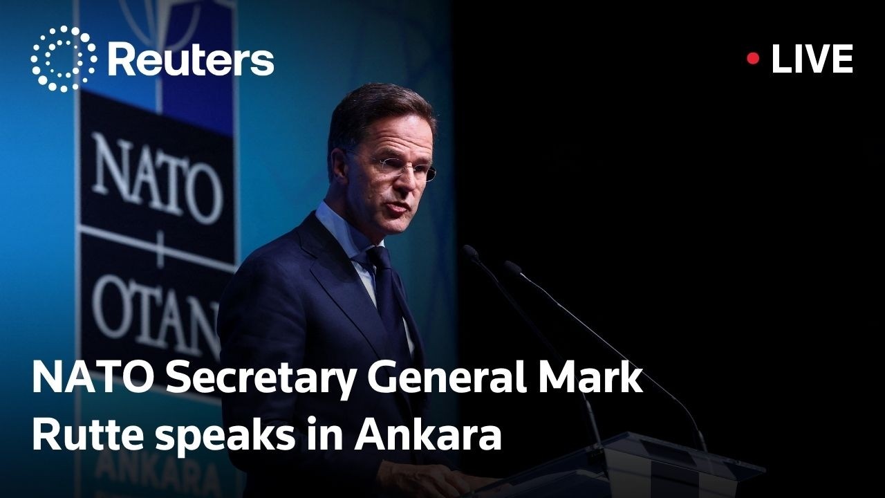 LIVE: NATO&rsquo;s Rutte holds press conference ahead of Ankara summit