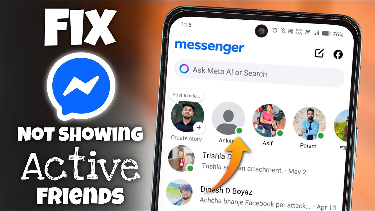 How to Fix Messenger Not Showing Active Friends