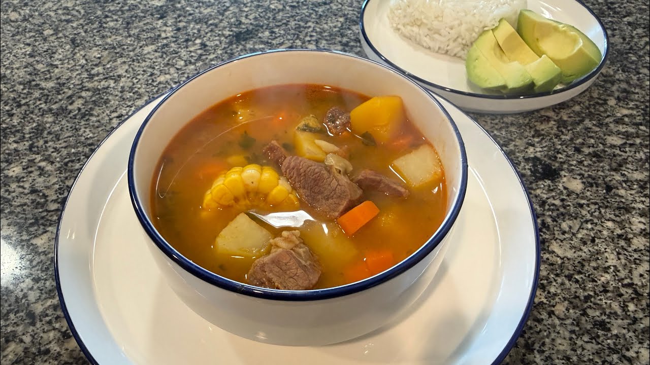 Sopa De Res Con Hueso