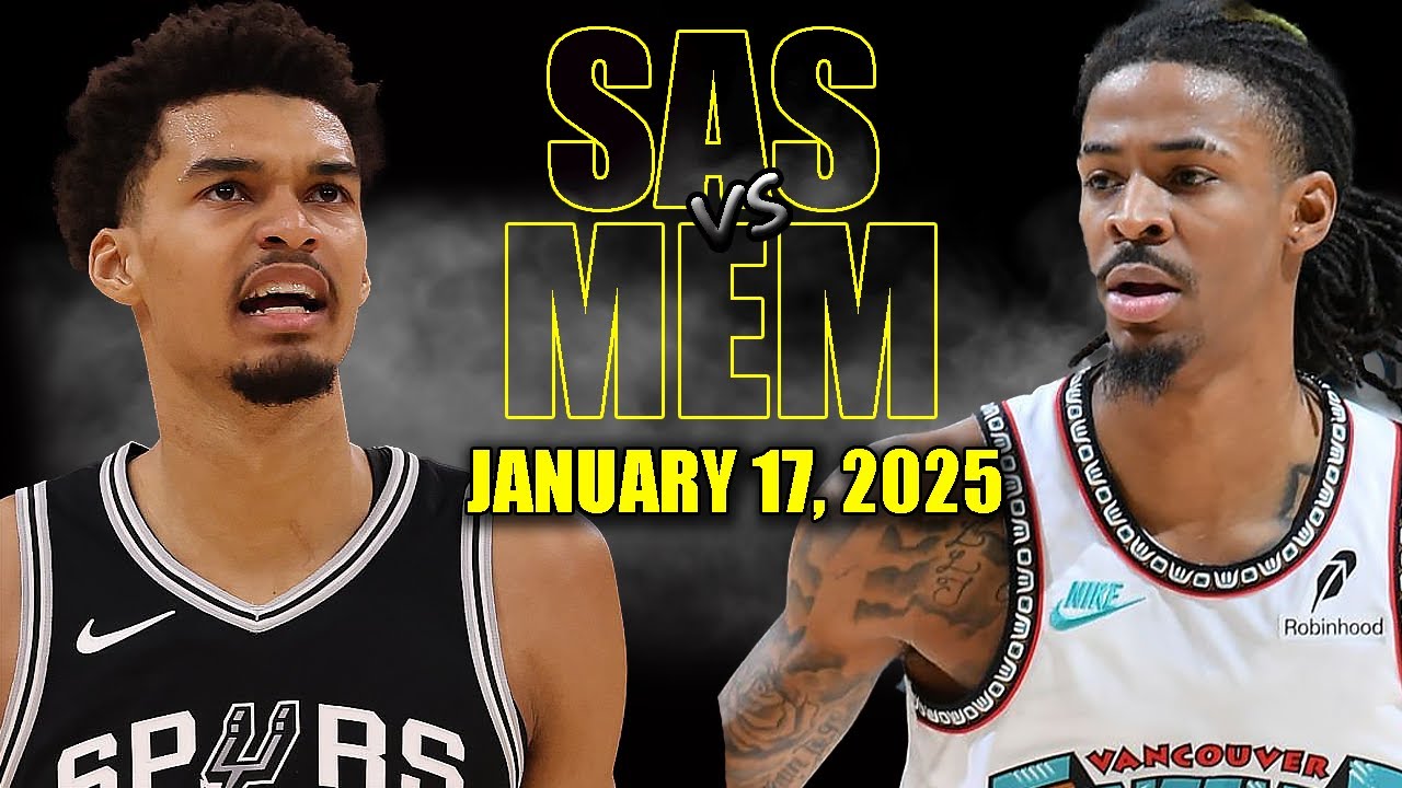 Memphis Grizzlies vs San Antonio Spurs Full Game Highlights - January 17, 2025 | NBA Season
