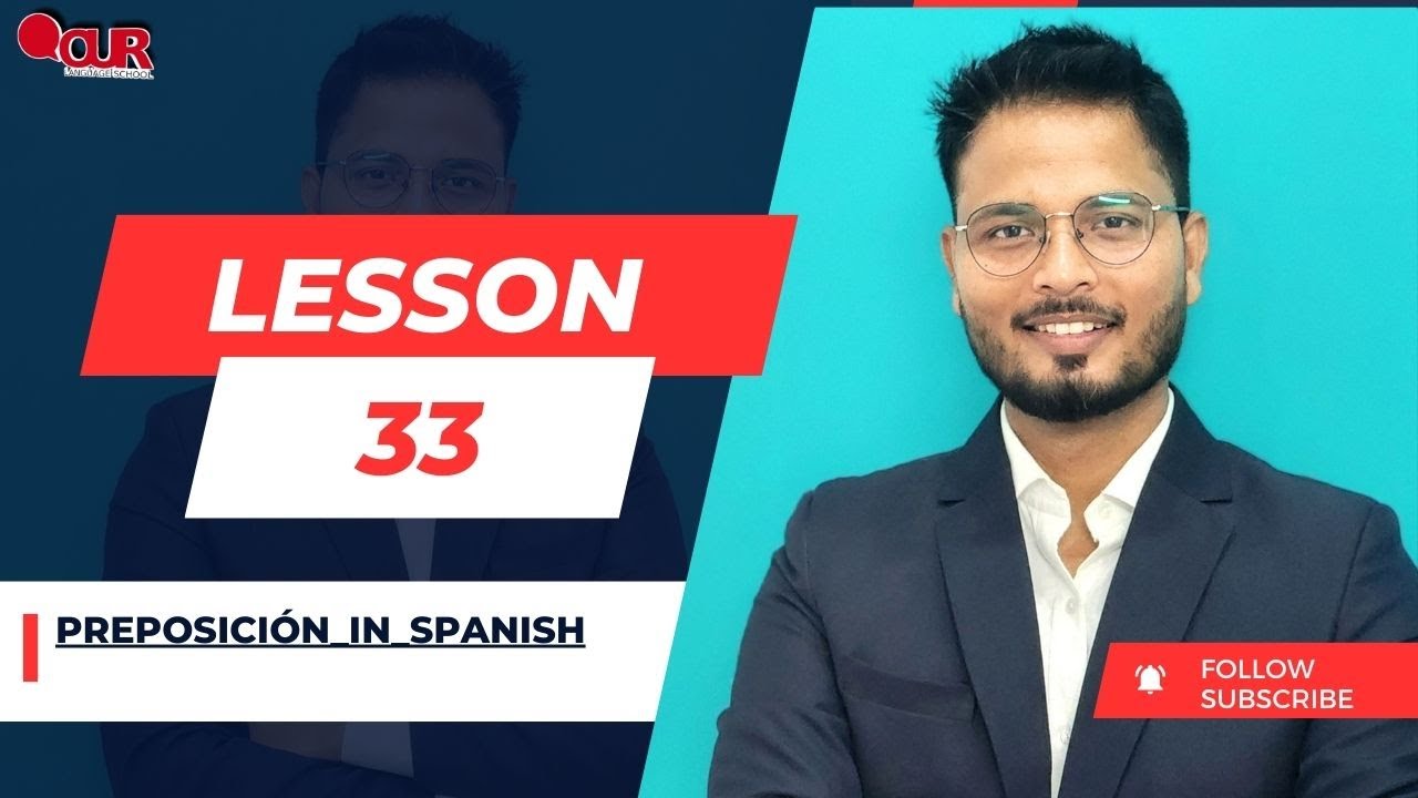 Lesson.33//#Preposición_in_Spanish // Learn Spanish through Hindi