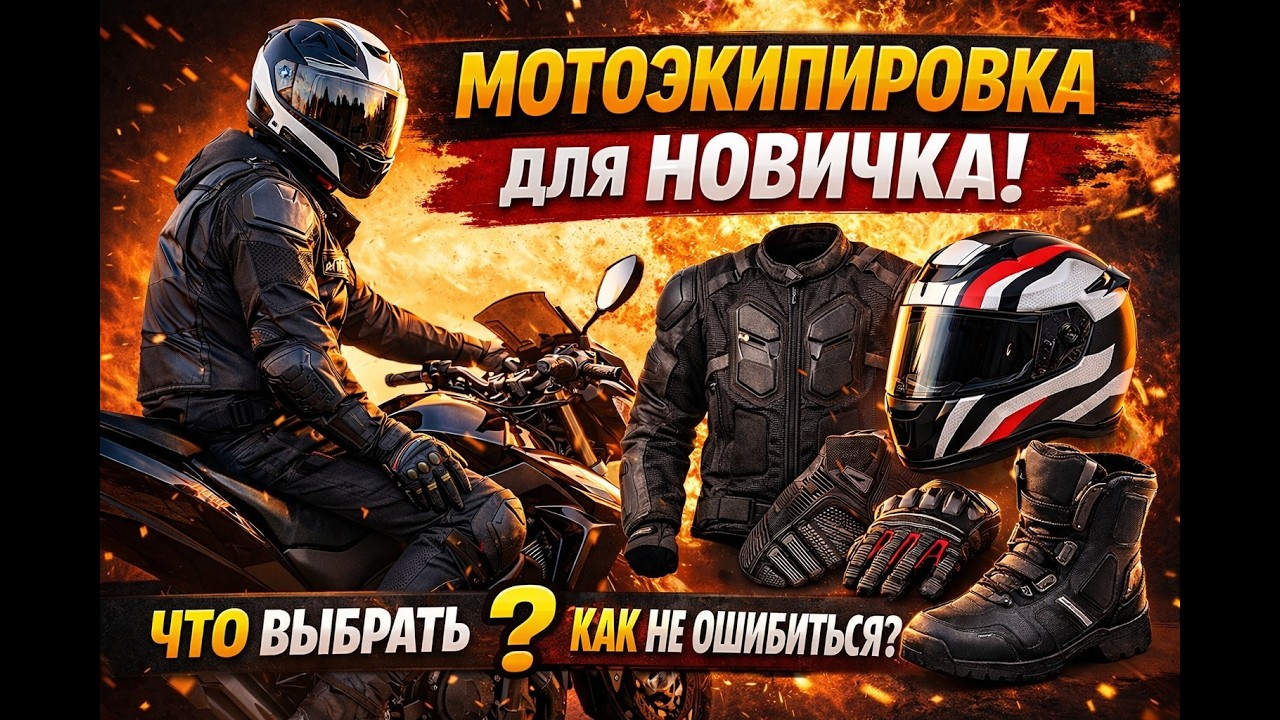 Мотоэкипировка с нуля. Что нужно знать