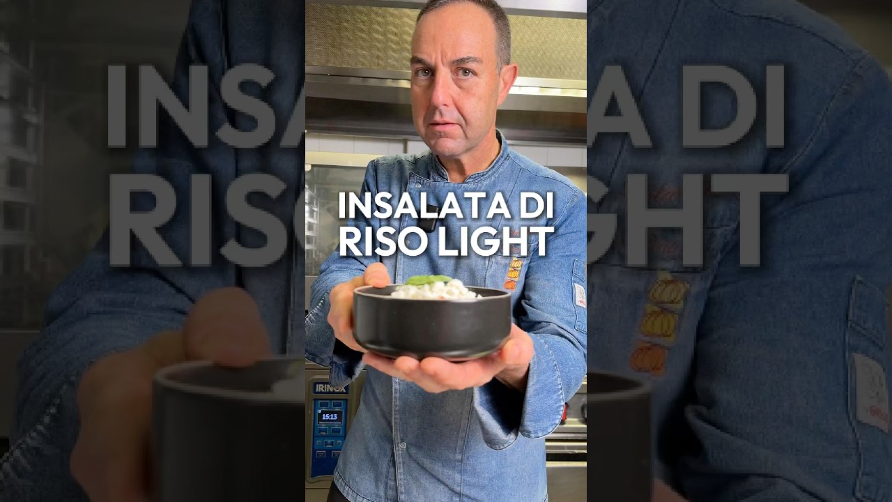 INSALATA DI RISO LIGHT #insalatadiriso #insalatadirisobasmati #insalatadirisolight #cheffabriziosepe