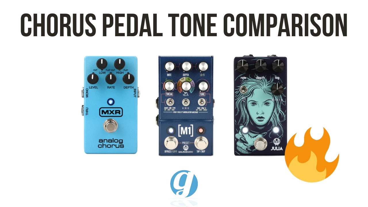 6 Best Chorus Pedals Tone Comparison (no talking) #electricguitar #choruspedal