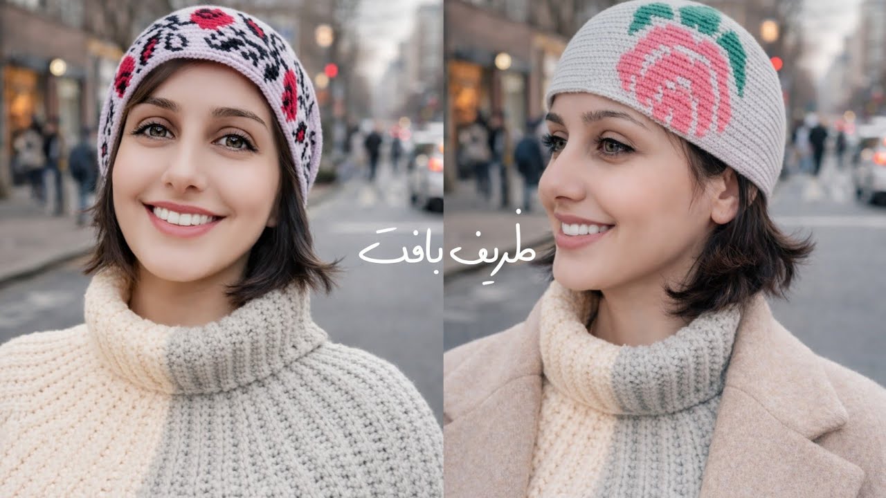 آموزش یقه بافتنی با قلاب | یقه شیک و کاربردی برای انواع لباس