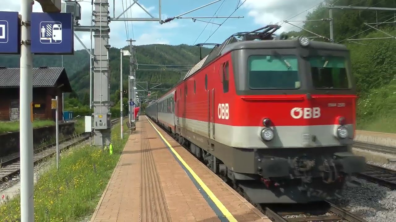 DIE SEMMERINGBAHN  - ein Weltkulturerbe - BAHNHOF BREITENSTEIN AM 07 06 2022
