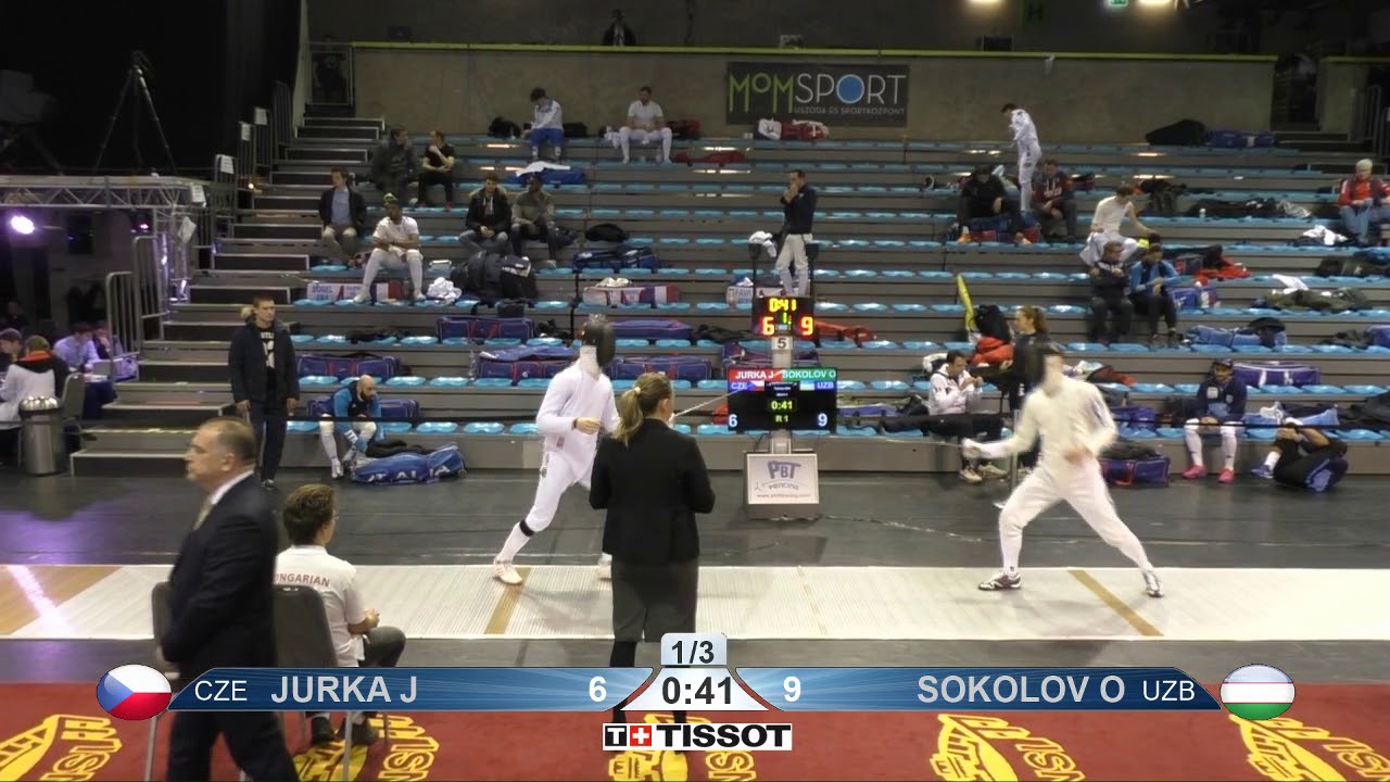 2018 112 T64 02 M E Individual Budapest HUN GP BLUE SOKOLOV UZB vs JURKA CZE