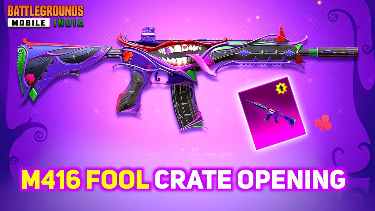 M416 FOOL CRATE OPENING | M416 FOOL BIKE | FOOL GUN SKIN | M416 FOOL MAX | 70,000 UC FOOL CRATE