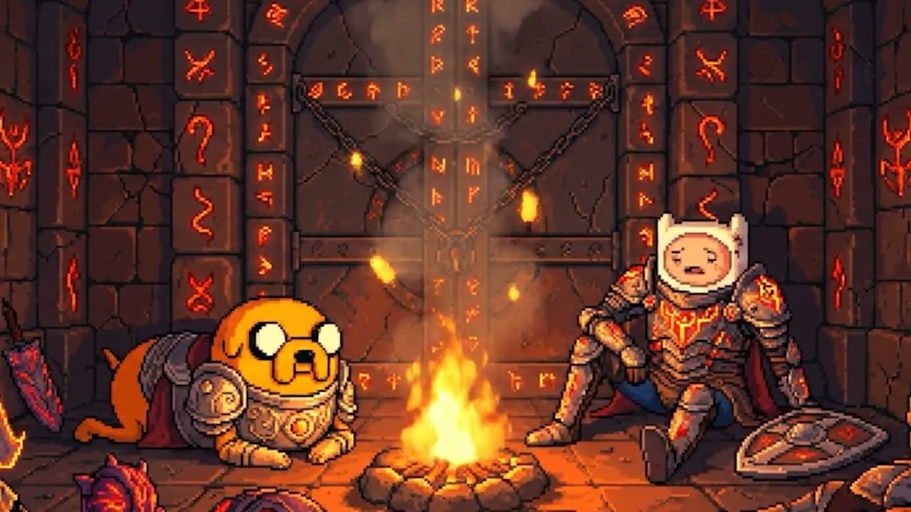 You are safe here...Finn and Jake will watch over you