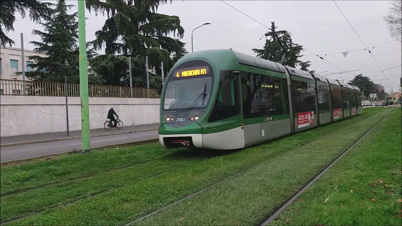 ATM Milano Sirio 7100, i grandi tram articolati di oggi (04.12.19)